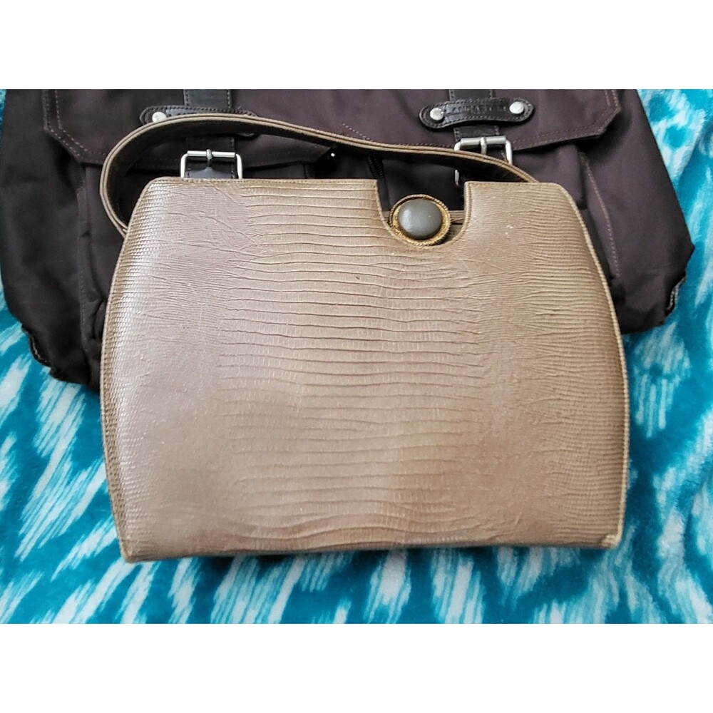 Vintage Original by Caprice Tan Woman's Purse Handbag 10" x 8" x 3"